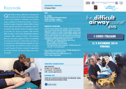 Clicca qui per scaricare la scheda di partecipazione e il