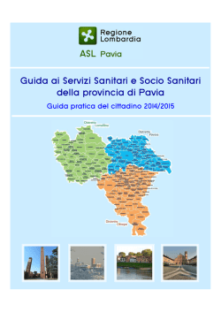 Guida ai Servizi Sanitari e Socio Sanitari della provincia