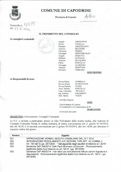 Leggi - Comune di Capodrise