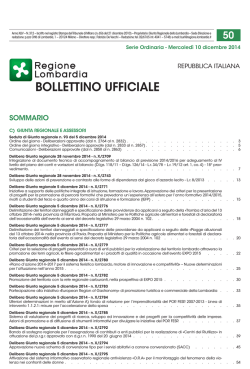 bando Sicurezza - Unioncamere Lombardia