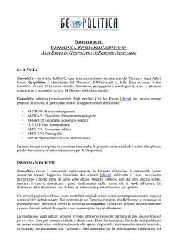 Normario - Geopolitica