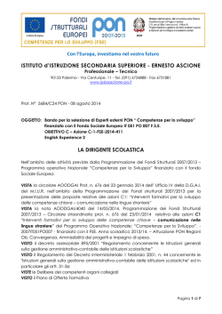 61. Prot. 5684 - Universit&agrave; di Palermo