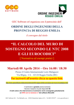 il calcolo del muro di sostegno secondo le ntc