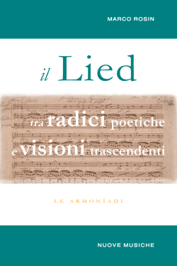 Marco Rosin - Il Lied tra radici poetiche e visioni trascendenti