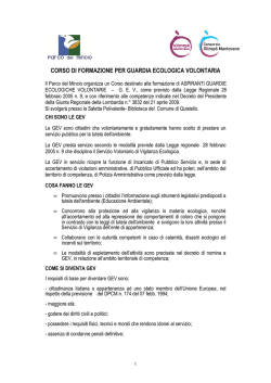 Presentazione corso GEV 2014_OM