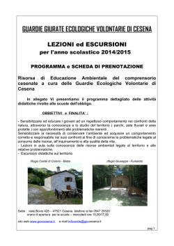 GUARDIE GIURATE ECOLOGICHE