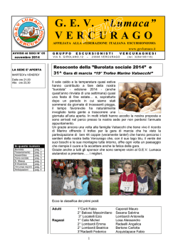 2014 - Avvisi ai Soci - Novembre