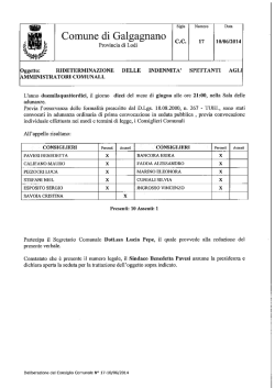 Comune di Gal a nano - Comune di Galgagnano