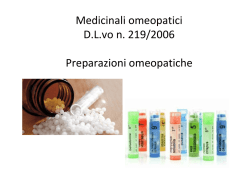 Preparati Omeopatici - e
