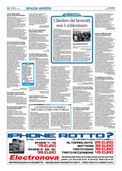 Chiedere dei lavoretti non &egrave; schiavizzare