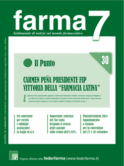 Farma 7 n. 30 del 5 settembre