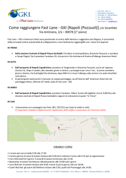 Come raggiungere Fast Lane - GKI [Napoli (Pozzuoli)]c/o SmartNet