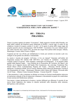 comunicato art in port tirana 29072014 2