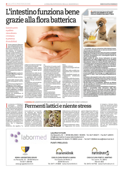 Maggiori dettagli... - Portale Servizi LaborMed