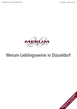 Merum-Lieblingsweine in D&uuml;sseldorf
