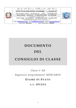 Ragionieri programmatori Mercurio cl. 5AR