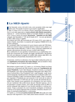 Notiziario (testo non accreditato ECM)