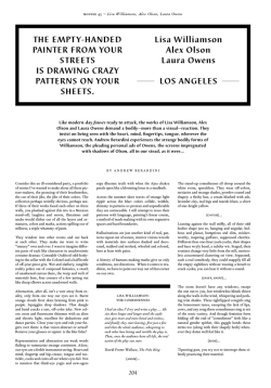 THE EMPTY-HANDED PAINTER FROM YOUR