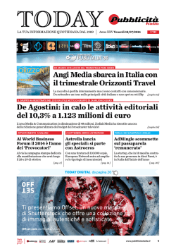 Angi Media sbarca in Italia con il trimestrale