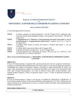 Bando - Universit&agrave; degli Studi di Camerino