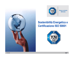 Presentazione Tuv