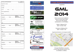 GML 2014 - Gruppo Modellistico Leonardo