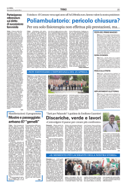 La Sesia 30.04.14 - Comitato del Gemellaggio di Trino