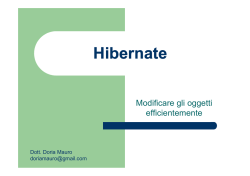 17 Hibernate3 Gestione efficiente