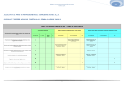 ALLEGATO 1 AL PIANO DI PREVENZIONE DELLA