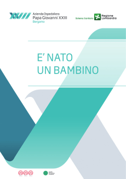 Opuscolo informativo - Azienda Ospedaliera Papa Giovanni XXIII