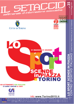 Setaccio 35 - CSI Torino