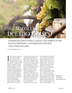 Leggi articolo - Massussi Franciacorta