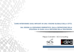 Come intervenire sugli impianti in una visione globale