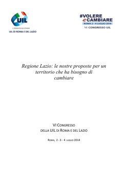 4 Luglio 2014 - UIL di ROMA e del LAZIO