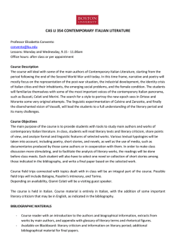 Syllabus - Boston University