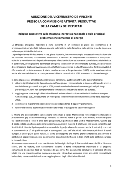 La relazione De Vincenti (pdf)
