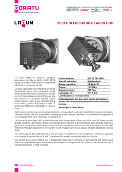 TESTA DI FRESATURA LAGUN GHS