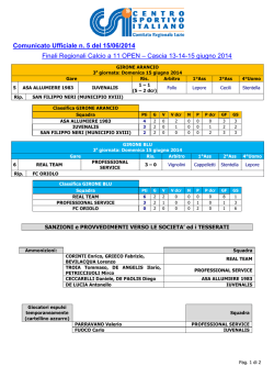 n.5 del 15 giugno 2014