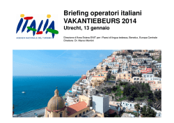 4. Il profilo del turista olandese