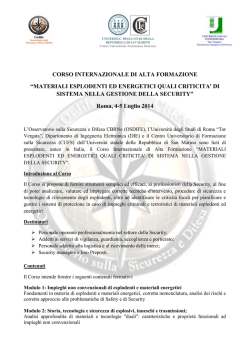 download scheda del corso