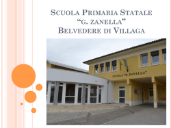 scuola primaria statale “g. zanella” belvedere di