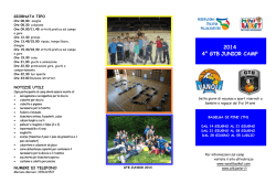 2014 4&deg; GTB JUNIOR CAMP