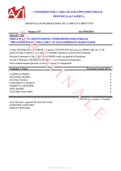 157 presa datto costituzione condominio industriale
