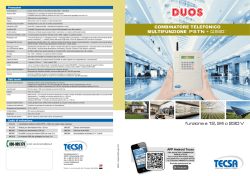 COMBINATORE TELEFONICO MULTIFUNZIONE funziona a