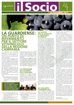 il socio - La Guardiense
