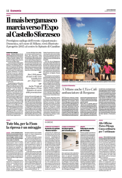 Il mais spinato di Gandino a Milano
