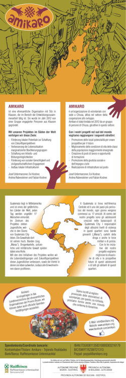 k&ouml;nnt ihr unseren Flyer herunterladen! - Amikaro