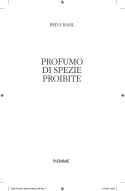 PROFUMO DI SPEZIE PROIBITE