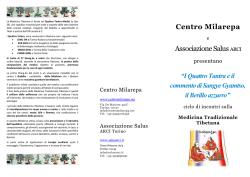 Medicina Tradizionale Tibetana 2014