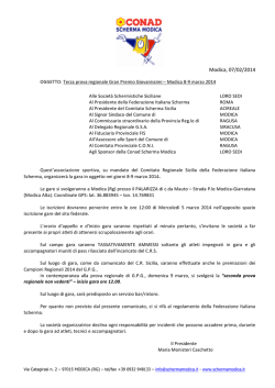 circolare gara - Comitato Regionale Sicilia